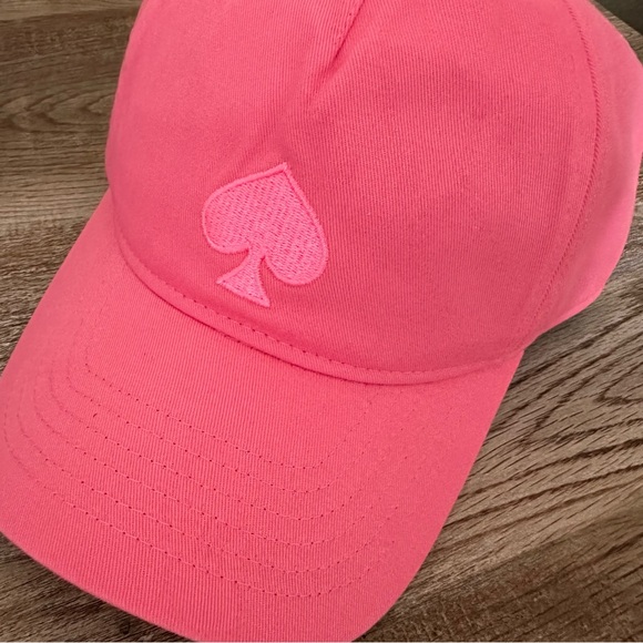 Kate Spade New York Embroidered Baseball Cap/Hat, Butterfly Pink main image 5